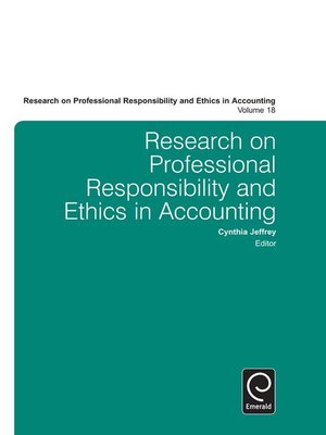 cover image of Research on Professional Responsibility and Ethics in Accounting, Volume 18